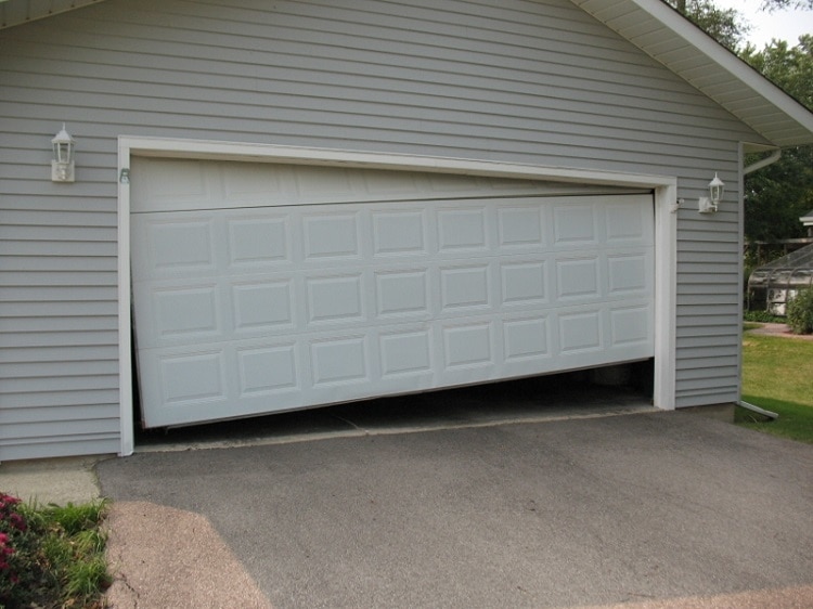 Why Does My Garage Door Look Crooked? | Arapahoe Garage Door Service